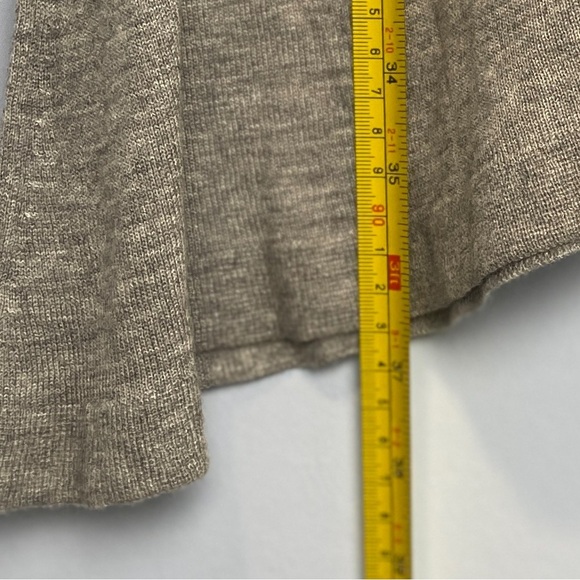 J. Jill Women Lightweight Wool Blend Asymmetric Tunic Top Gray Large L Lagenlook - Picture 4 of 8